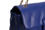 Lucky Bees Bolso de Hombro Azul Saxón